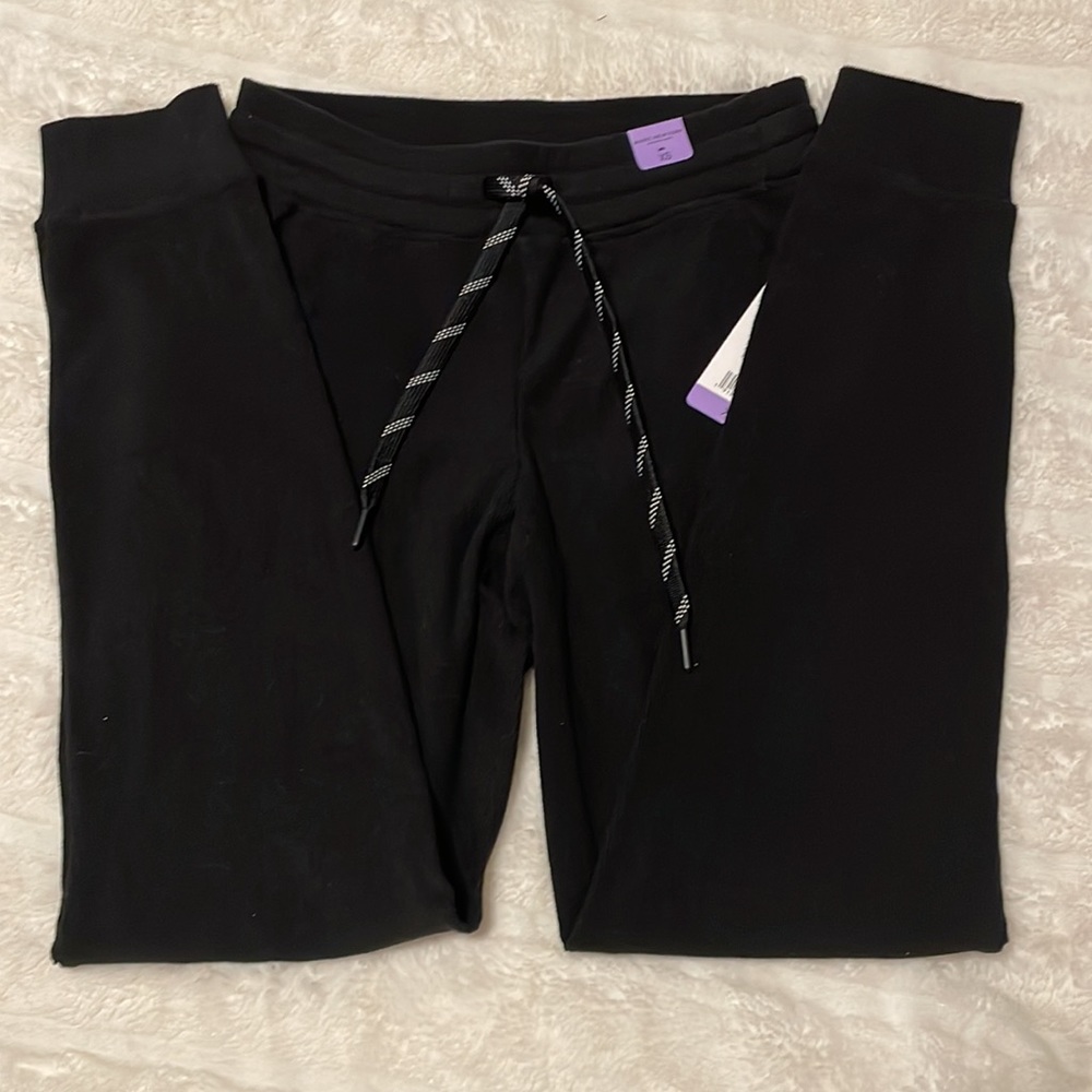 NWT Andrew Marc Women’s Jogger black Ribbed Midweight XS, 2X, 3X - Picture 2 of 2